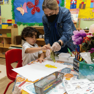 Preschool art activities